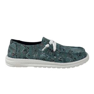 Gypsy Jazz Teal Alvarado Womens Casual shoes